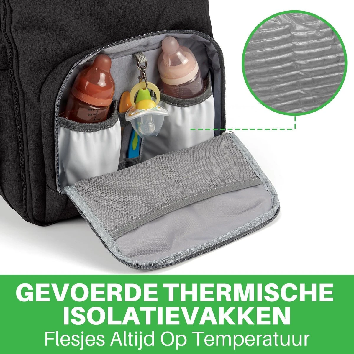 Brisby slijtvaste Luiertas – verzorgingstas – met buggymontage - Zwart Brisby Slijtvaste Luiertas – Verzorgingstas – Met Buggymontage - Zwart -Baby Verzorging 1200x1200 171