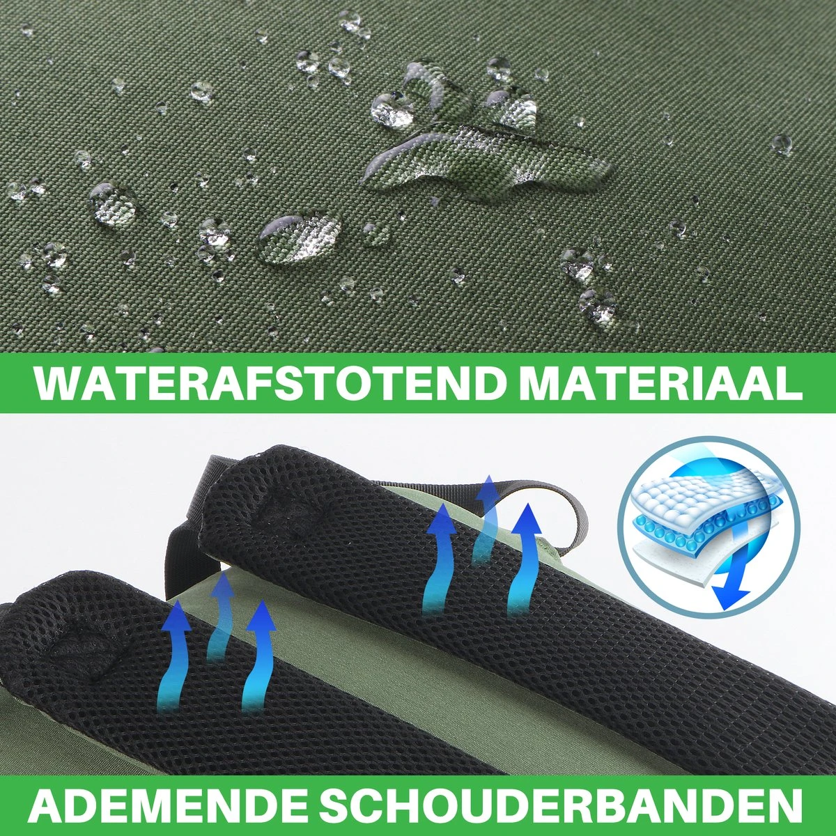 Brisby slijtvaste Luiertas – verzorgingstas – met buggymontage - Groen Brisby Slijtvaste Luiertas – Verzorgingstas – Met Buggymontage - Groen -Baby Verzorging 1200x1200 173