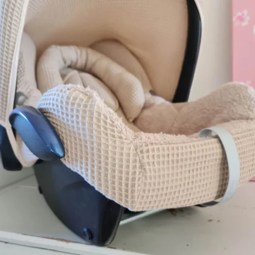 Wazzhappening - Maxi Cosi Hoes Set Bobbie - Karamel - Wafel - Badstof - Autostoelhoes -Baby Verzorging 1200x1200 182