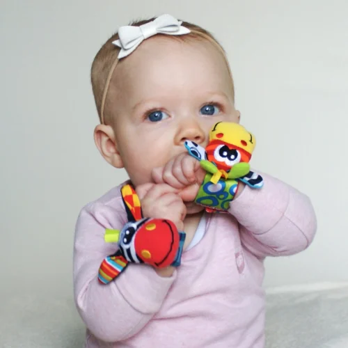 Playgro Pols- En Voetrammelaarset Zebra & Giraf - Set Van 4 Stuks, 2 Polsbandjes En 2 Rammelsokjes -Baby Verzorging 1200x1200 20