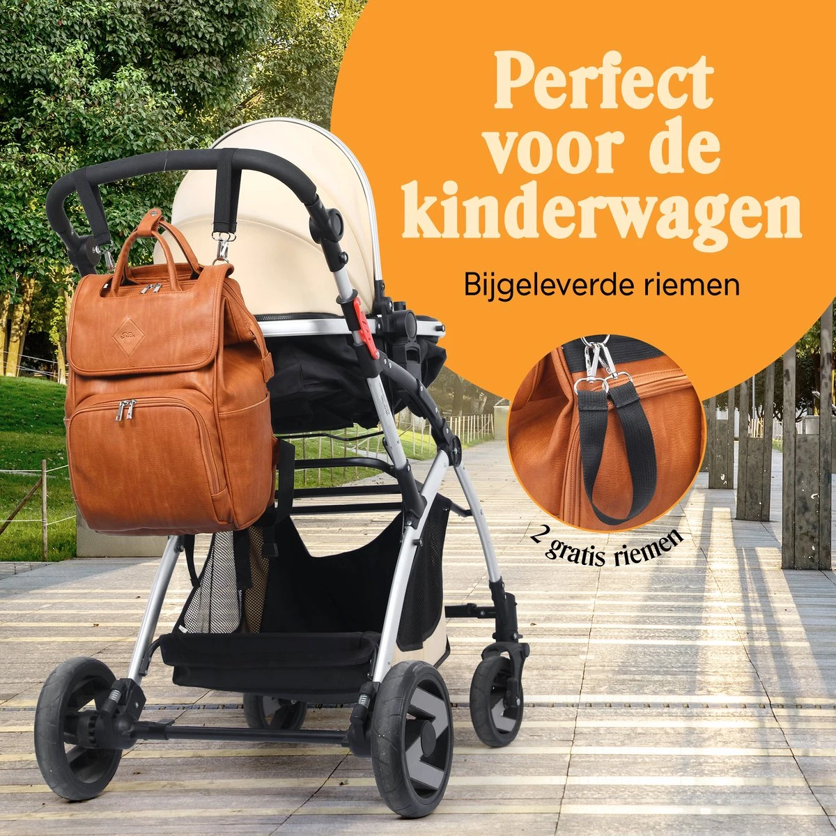 JeRie Luiertas rugzak – Verschoonmatje – Verzorgingstas – Luiertassen – Met kinderwagen haken - Bruin JeRie Luiertas Rugzak – Verschoonmatje – Verzorgingstas – Luiertassen – Met Kinderwagen Haken - Bruin -Baby Verzorging 1200x1200 300