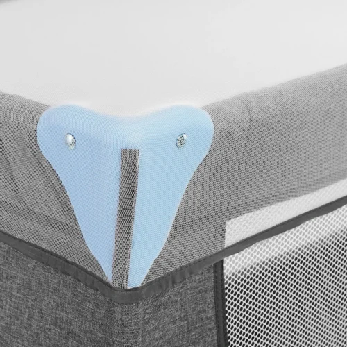 Kinderkraft Joy Luxe - Campingbed Met Schommelfunctie Blauw -Baby Verzorging 1200x1200 393