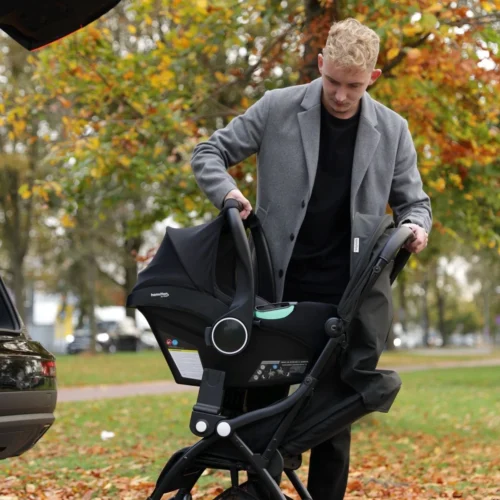 Hamilton By Yoop S1 Plus Buggy Met Monteerbare Zeno Plus Draagwieg - Nieuw En Hoger 2023 Model - Premium Budget Stroller Met One Hand Folding Technologie – Zwart - Licht, Verstelbaar, Wendbaar En Geschikt Van 0 Maanden Tot 4 Jaar – Inclusief Adapter -Baby Verzorging 1200x1200 458