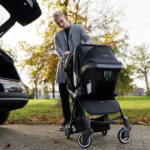 Hamilton By Yoop S1 Plus Buggy Met Monteerbare Zeno Plus Draagwieg - Nieuw En Hoger 2023 Model - Premium Budget Stroller Met One Hand Folding Technologie – Zwart - Licht, Verstelbaar, Wendbaar En Geschikt Van 0 Maanden Tot 4 Jaar – Inclusief Adapter -Baby Verzorging 1200x1200 460