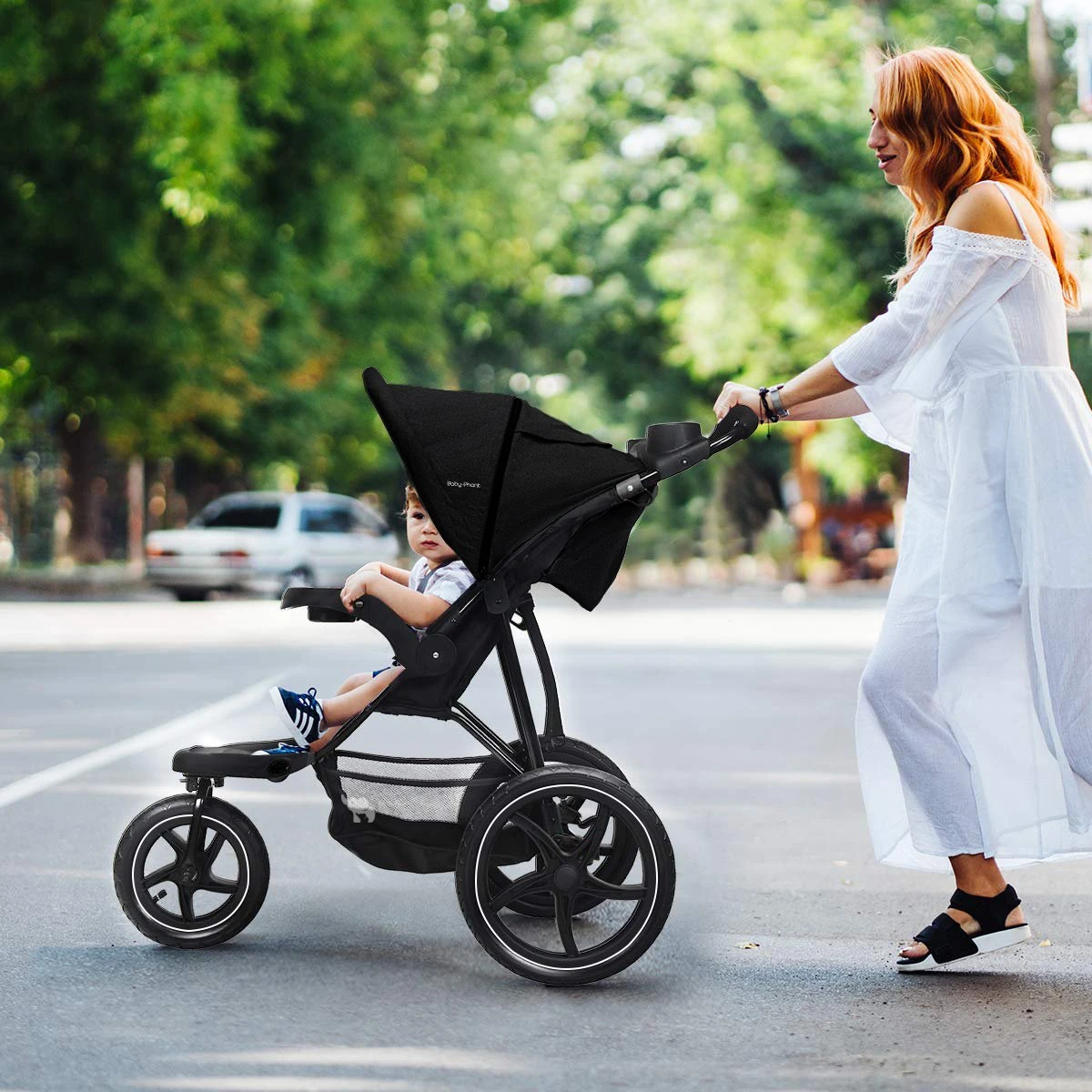 Babyphant Luxe Yasmin hardloop kinderwagen – Jogging buggy - runner Babyphant Luxe Yasmin Hardloop Kinderwagen – Jogging Buggy - Runner -Baby Verzorging 1200x1200 489