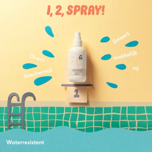 Naïf Zonnebrand Spray SPF50 Zonder Parfum - 100ML - Baby & Kids - Met Natuurlijke Ingrediënten -Baby Verzorging 1200x1200 591