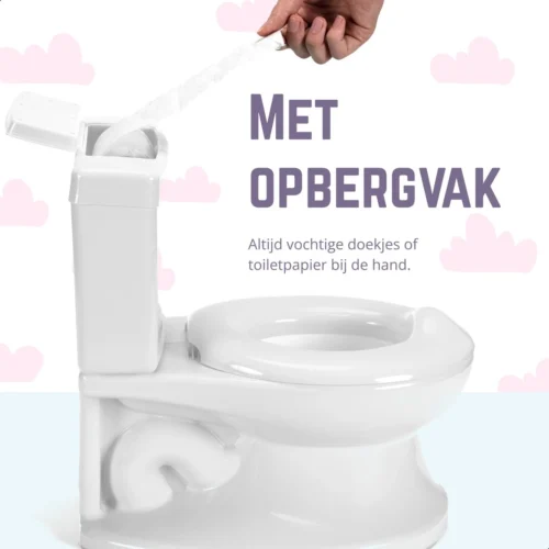 Casteleyn - Plaspotje - WC Potje - Toilet Trainer - Kinder Toilet - Met Geluid - Tot 21KG - Wit -Baby Verzorging 1200x1200 605