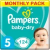 Pampers® Pampers Baby Dry Maat 5 - 124 Luiers Maandbox 2 Pampers® Pampers Baby Dry Maat 5 - 124 Luiers Maandbox -Baby Verzorging 1200x1200 637
