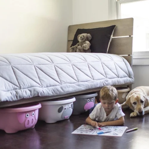 Prince Lionheart Tubimal® Met Hangmat | Baby & Peuter Badje | Opbergruimte Met Deksel | Stapelbaar | Herbruikbaar - Blauw / Olifant -Baby Verzorging 1200x1200 679