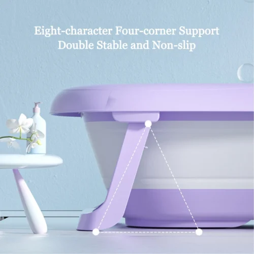 Baby Badje Opvouwbaar - 3 In 1 Opvouwbaar - Opbergmand - Inclusief Badkussen - Babybadje - Peuterbadje 83 × 48 × 23,5 Cm - Purper 7 Baby Badje Opvouwbaar - 3 In 1 Opvouwbaar - Opbergmand - Inclusief Badkussen - Babybadje - Peuterbadje 83 × 48 × 23,5 Cm - Purper -Baby Verzorging 1200x1200 701