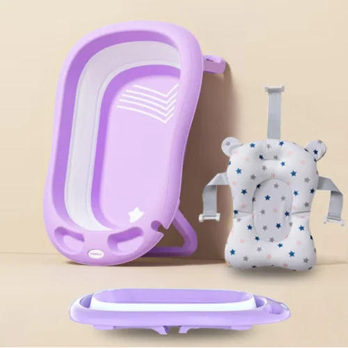 Baby Badje Opvouwbaar - 3 In 1 Opvouwbaar - Opbergmand - Inclusief Badkussen - Babybadje - Peuterbadje 83 × 48 × 23,5 Cm - Purper 8 Baby Badje Opvouwbaar - 3 In 1 Opvouwbaar - Opbergmand - Inclusief Badkussen - Babybadje - Peuterbadje 83 × 48 × 23,5 Cm - Purper -Baby Verzorging 1200x1200 702