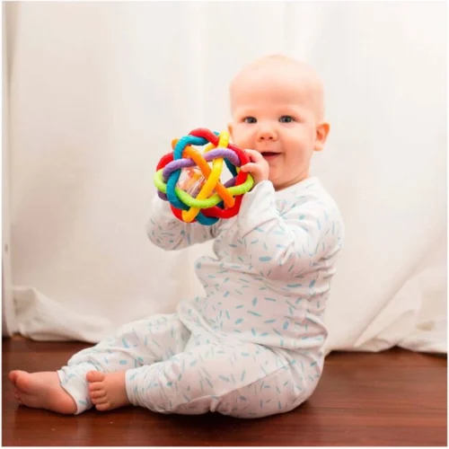 Playgro Buigbare Bendy Ball - Grijp- En Bijtspeelgoed - Incl Rammelaar - Activiteitenbal -Baby Verzorging 1200x1200 74