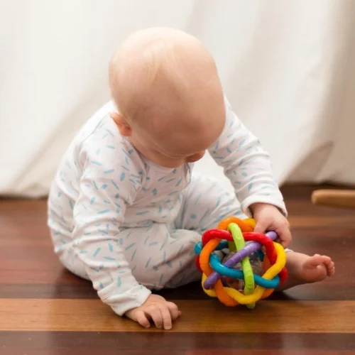Playgro Buigbare Bendy Ball - Grijp- En Bijtspeelgoed - Incl Rammelaar - Activiteitenbal -Baby Verzorging 1200x1200 76