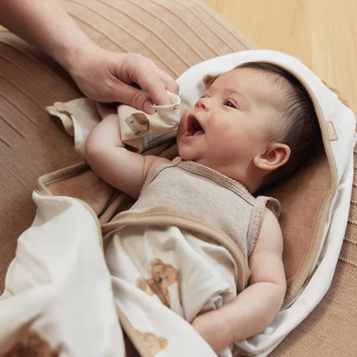 Jollein Badcape 75x75cm Teddy Bear - GOTS -Baby Verzorging 1200x1200 830