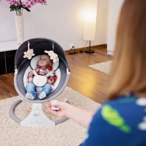 4Baby Rock 'n Relax Grijs - Babyschommel - Elektronische BabySwing - 5 Snelheden - Inclusief Accessoires 19 4Baby Rock 'n Relax Grijs - Babyschommel - Elektronische BabySwing - 5 Snelheden - Inclusief Accessoires -Baby Verzorging 1200x1200 935