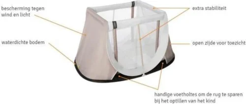 AeroMoov Instant Travel Cot Reisbed - Giraph Sky -Baby Verzorging 1200x508