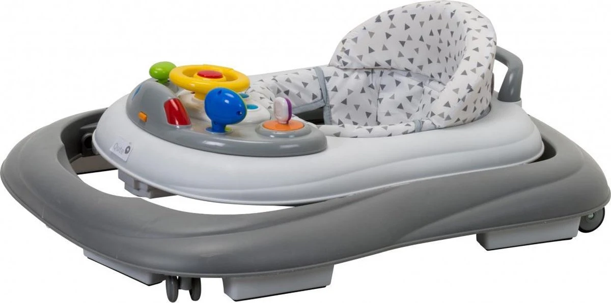 Qute Cooper Loopstoel - Grijs Qute Cooper Loopstoel - Grijs -Baby Verzorging