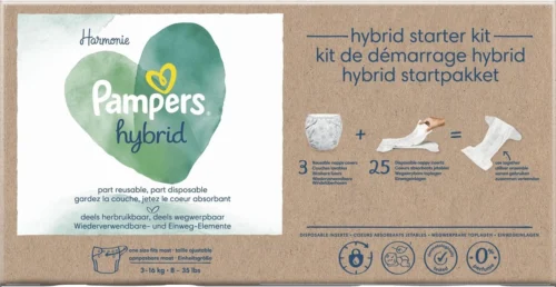 Pampers® Pampers Harmonie Hybrid - Startpakket - Wasbare Luiers Voor Baby’s 6 Pampers® Pampers Harmonie Hybrid - Startpakket - Wasbare Luiers Voor Baby’s -Baby Verzorging 1200x619