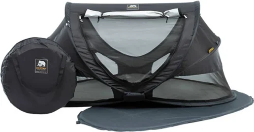 Deryan Peuter Luxe Campingbedje – Inclusief Zelfopblaasbare Matras - Zwart -Baby Verzorging 1200x623