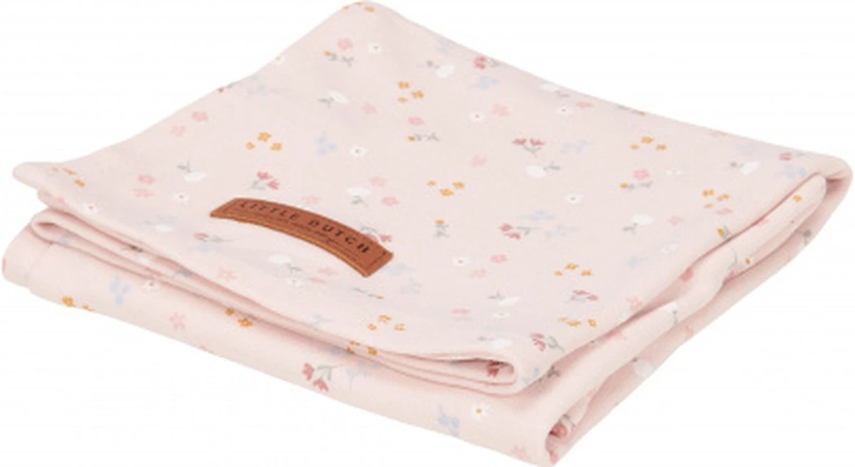 Swaddle doek 120 x 120 Little Pink Flowers Little Dutch Swaddle Doek 120 X 120 Little Pink Flowers -Baby Verzorging 1200x656 2