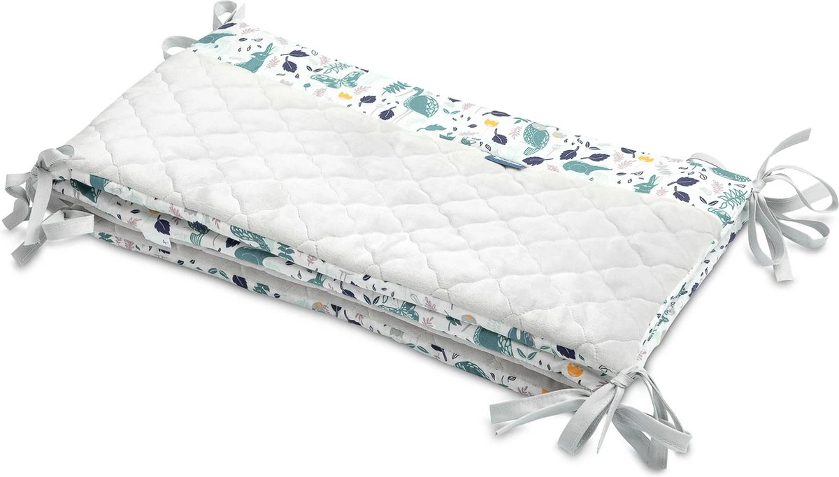 Sensillo Baby Bedbumper - Bedomrander - Anti stootrand Ledikant - Bed Zijbeschermers - 180x30cm - Grijs Diertjes Sensillo Baby Bedbumper - Bedomrander - Anti Stootrand Ledikant - Bed Zijbeschermers - 180x30cm - Grijs Diertjes -Baby Verzorging 1200x683 1