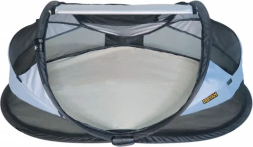 Deryan Baby Luxe Campingbedje – Inclusief Zelfopblaasbare Matras - Blue -Baby Verzorging 1200x695