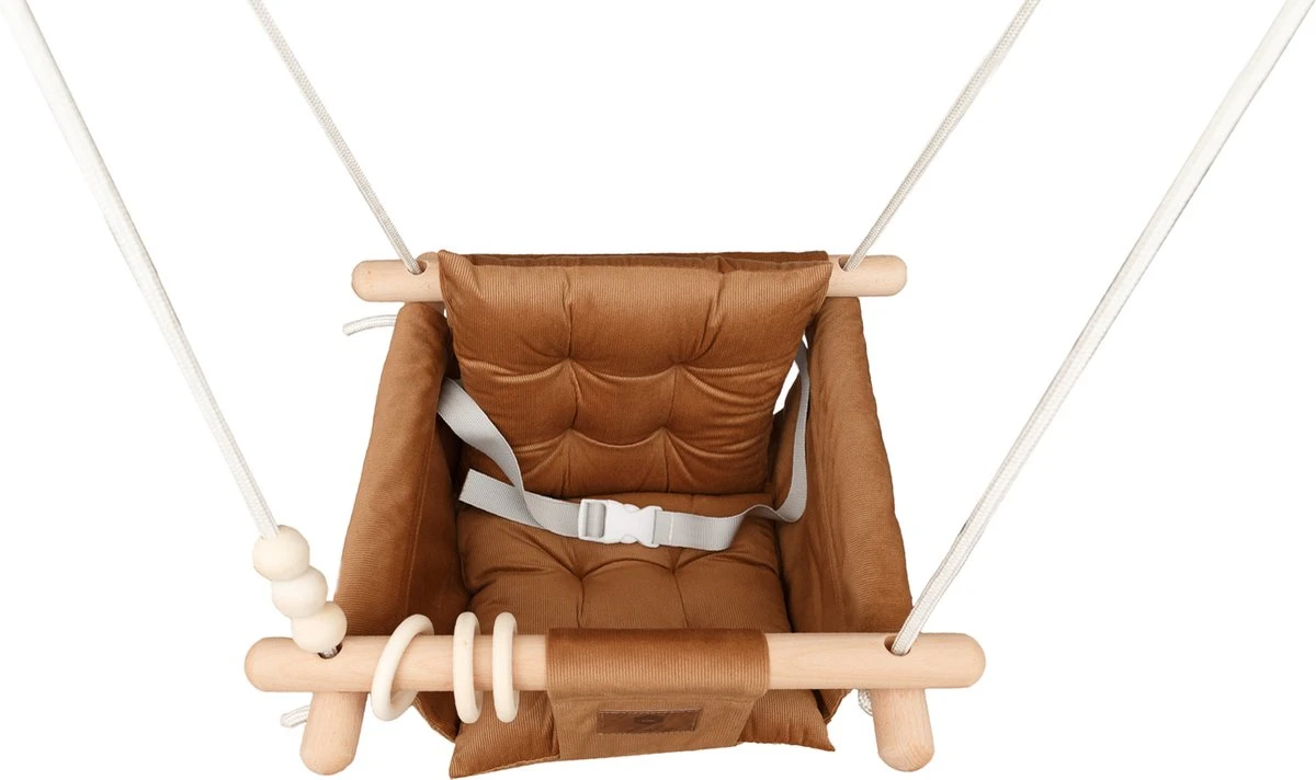 Baby / Kinder Schommel voor binnen of buiten! - Luxe Baby Swing Corduroy - Ribstof Bruin - Ribfluweel - Schommelstoel inclusief Kussens, Bevestigingsmaterialen en Veiligheidsriem Baby / Kinder Schommel Voor Binnen Of Buiten! - Luxe Baby Swing Corduroy - Ribstof Bruin - Ribfluweel - Schommelstoel Inclusief Kussens, Bevestigingsmaterialen En Veiligheidsriem -Baby Verzorging 1200x712 2