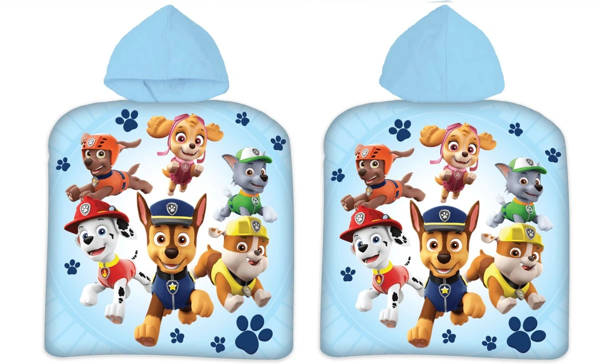 Paw Patrol Poncho 50x100cm 100% katoen Paw Patrol Poncho 50x100cm 100% Katoen -Baby Verzorging 1200x728 1