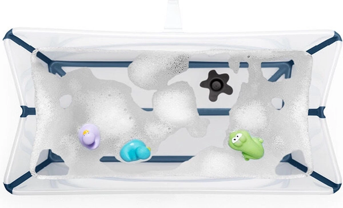 Stokke® Flexi Bath® Transparent Blue Stokke® Flexi Bath® Transparent Blue -Baby Verzorging 1200x729 1