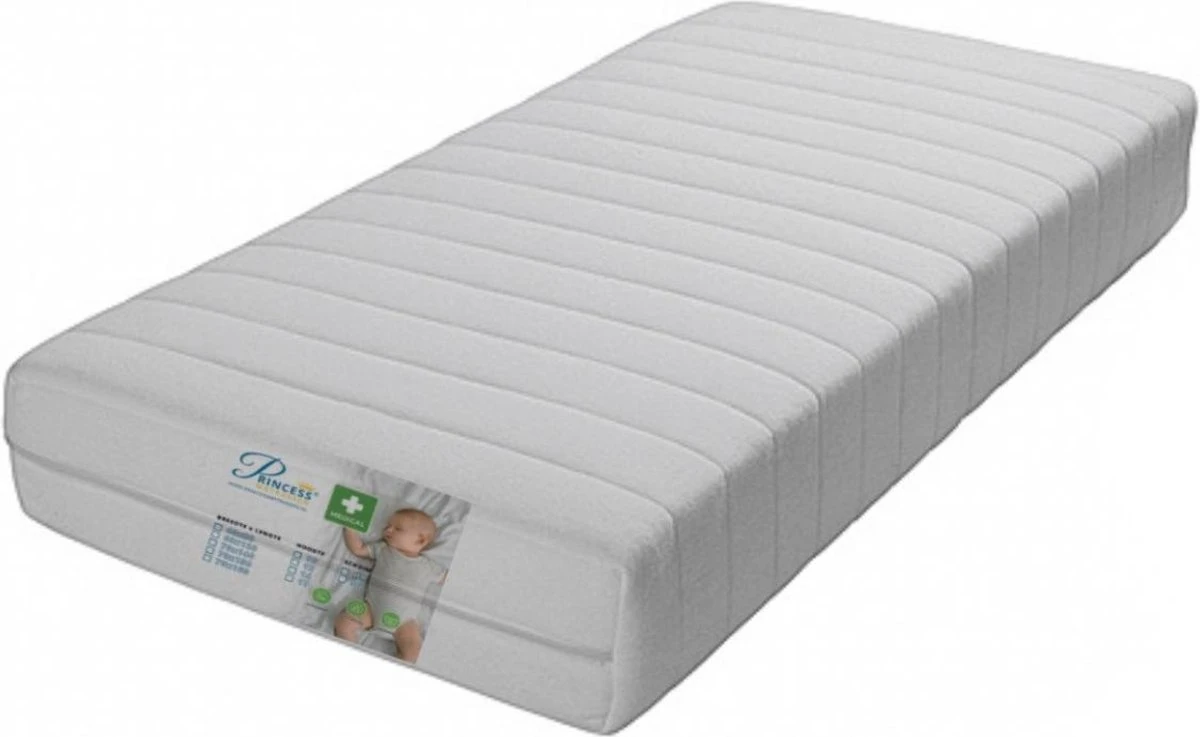 Princess Kindermatras HR40 Koudschuim -70x140 x14-cm - Anti-allergische wasbare hoes met rits Princess Kindermatras HR40 Koudschuim -70x140 X14-cm - Anti-allergische Wasbare Hoes Met Rits -Baby Verzorging 1200x737 2