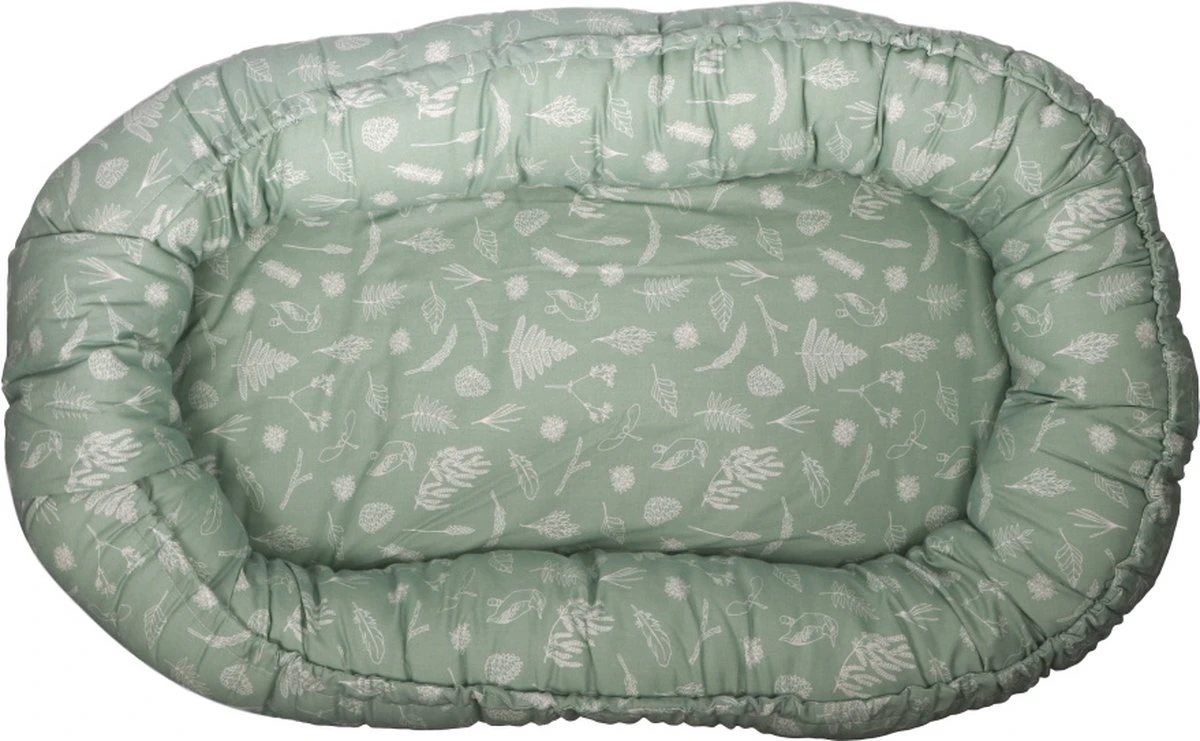 MamaLoes Botanical Stone Green Babynest MamaLoes Botanical Stone Green Babynest -Baby Verzorging 1200x741 2