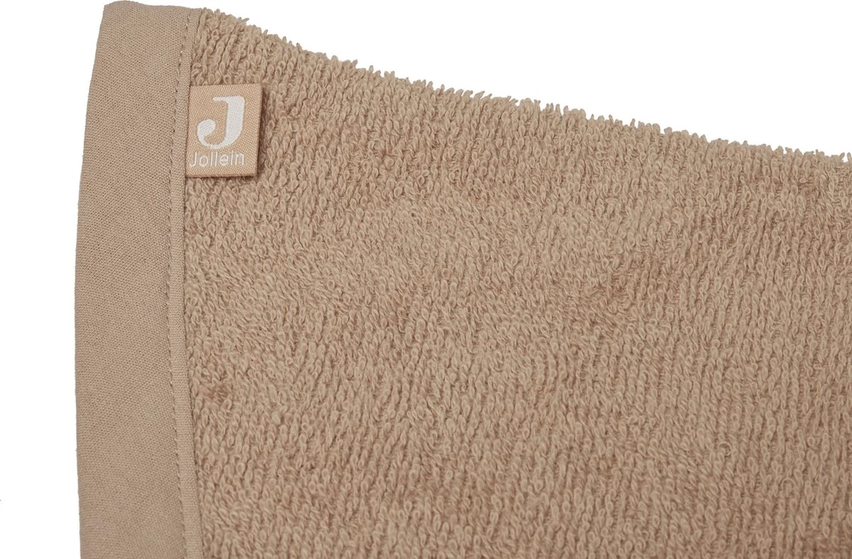 Jollein Baby Washand Badstof Ears - Biscuit Jollein Baby Washand Badstof Ears - Biscuit -Baby Verzorging