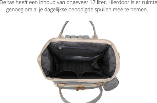 Humpy Dumpy Stijlvolle Luiertas Rugzak (Grijs) Met Uitschuifbaar Verschoon/ Slaap Bedje. Incl. Verschoon Matje, USB Poort & Buggy Straps -Baby Verzorging 1200x792