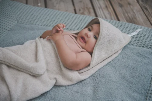 Koeka Baby Badcape Dijon Daily - 100x100cm - Zand -Baby Verzorging 1200x798 8