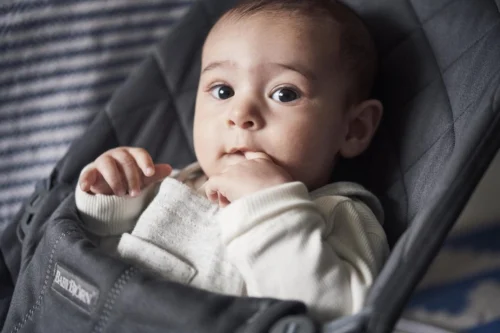 BabyBjörn Wipstoel Bliss Donkergrijs Frame - Cotton Klassiek Quilt - Antraciet - Ergonomisch - Verstelbaar - Inklapbaar -Baby Verzorging 1200x799 37