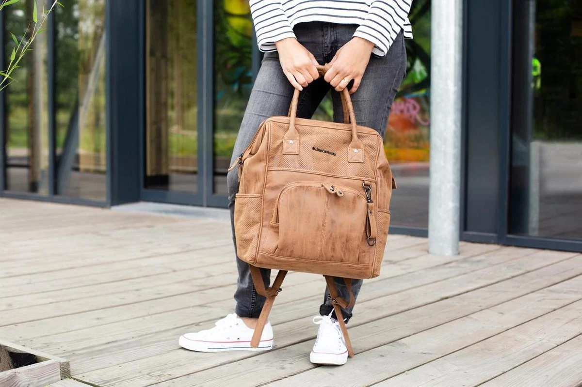 Little Company Riga perfo Luiertas - cognac Little Company Riga Perfo Luiertas - Cognac -Baby Verzorging 1200x799 7