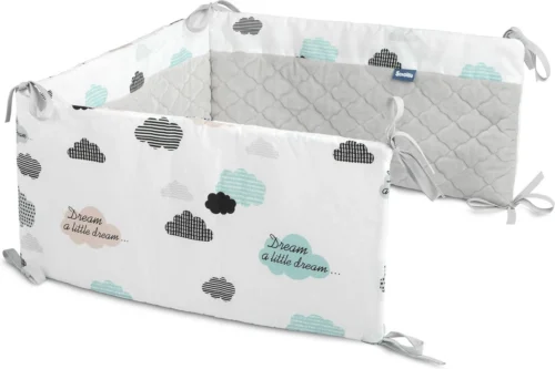 Sensillo Baby Bedbumper - Bedomrander - Anti Stootrand Ledikant - Bed Zijbeschermers - 180x30cm - Grijze Wolkjes 6 Sensillo Baby Bedbumper - Bedomrander - Anti Stootrand Ledikant - Bed Zijbeschermers - 180x30cm - Grijze Wolkjes -Baby Verzorging 1200x800 294