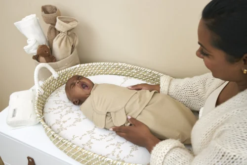 SwaddleMeyco Inbakerdoek Branches/Uni - 2-pack - Sand - 4-6 Maanden -Baby Verzorging 1200x800 318