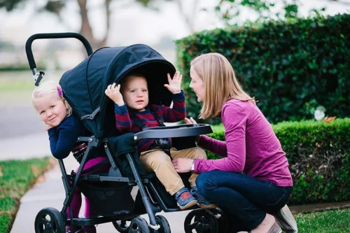 Joovy Caboose Graphite Stand On Tandem Buggy - Rood - Duo Buggy - Dubbele Buggy -Baby Verzorging 1200x800 60