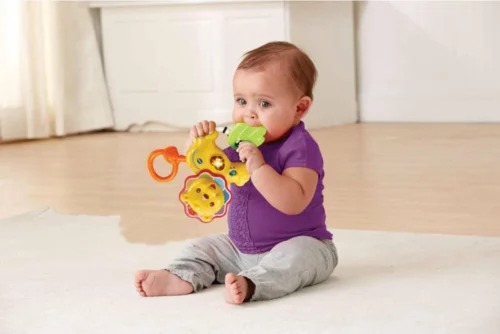 VTech Baby Brul & Speel Rammelaar - Educatief Babyspeelgoed - Bijtring - 3 Tot 24 Maanden -Baby Verzorging 1200x801 1