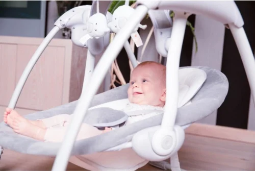 Bo Jungle Babyschommel B-Portable Dolphy Grijs - Elektrische Schommelstoel Baby -Baby Verzorging 1200x803 3