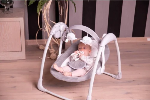 Bo Jungle Babyschommel B-Portable Dolphy Grijs - Elektrische Schommelstoel Baby -Baby Verzorging 1200x803 4