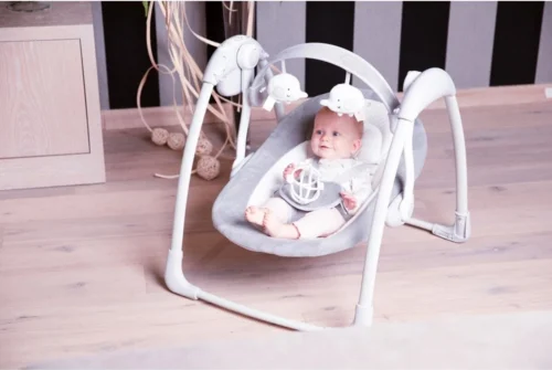 Bo Jungle Babyschommel B-Portable Dolphy Grijs - Elektrische Schommelstoel Baby -Baby Verzorging 1200x803 5