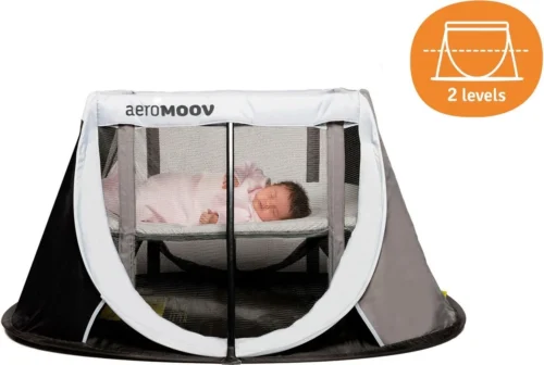 AeroMoov Instant Travel Cot Reisbed - Grey Rock -Baby Verzorging 1200x806