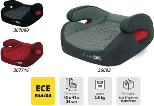 FreeON Booster - Zitverhoger Kala Zwart (15-36kg) -Baby Verzorging 1200x823