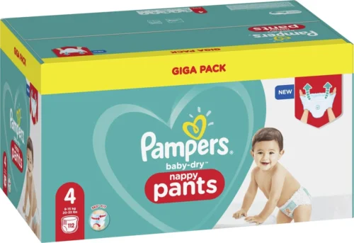 Pampers® Pampers Baby-Dry Pants - Maat 4 (9kg-15kg) - 112 Luierbroekjes - Giga Pack -Baby Verzorging 1200x824 2