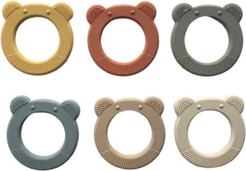 Super Mama Club® Bijtring Baby Siliconen Matchagreen – Koelbijtring Koelkast – Bijtketting – Bijtringen – Baby – Verschillende Varianten Verkrijgbaar - BPA Vrij -Baby Verzorging 1200x833