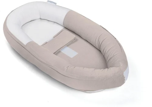 Doomoo Cocoon - Babynestje - Organisch Katoen - 74 X 46 Cm - Tetra Jersey Sand