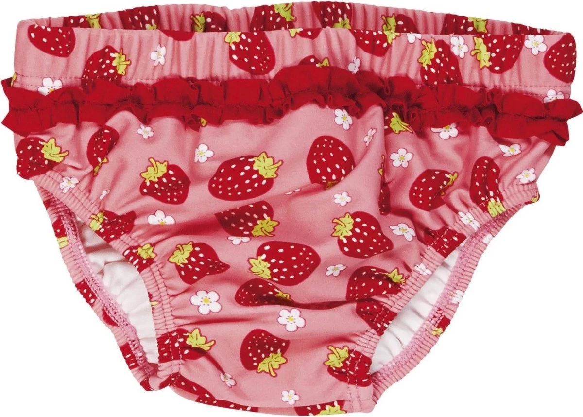 Playshoes - herbruikbare zwemluier - Aardbeien - maat -86/92 Playshoes - Herbruikbare Zwemluier - Aardbeien - Maat -86/92 -Baby Verzorging