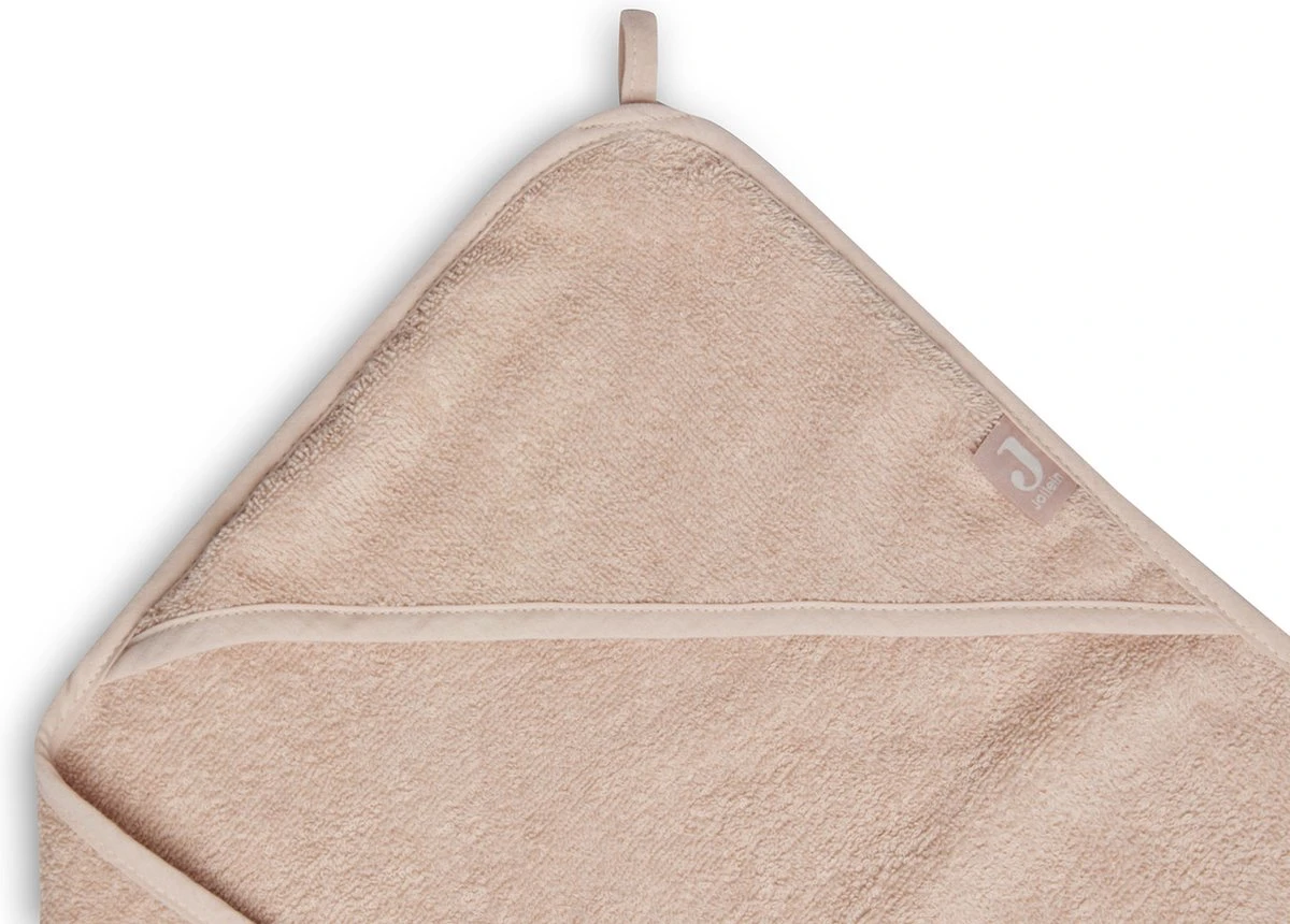 Jollein Badcape Badstof 75x75cm - Pale Pink Jollein Badcape Badstof 75x75cm - Pale Pink -Baby Verzorging